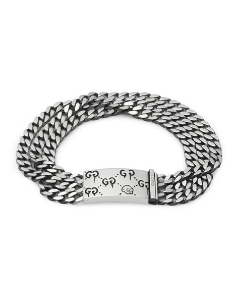 gucci ghost multi chain bracelet|gucci ghost ring price.